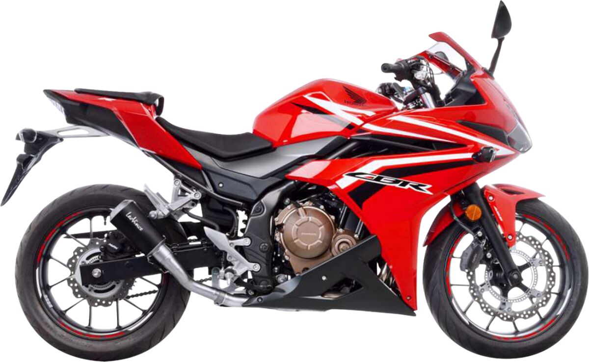 LEO VINCE 15208BU Silenziatore Slip-On LV-10 Black Edition HONDA CB 500 F 16>19