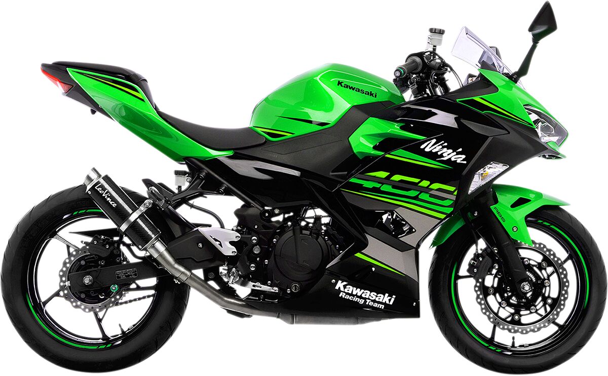 LEO VINCE 3389U Silenziatore slip-on GP Corsa KAWASAKI NINJA 500 ABS 24>26