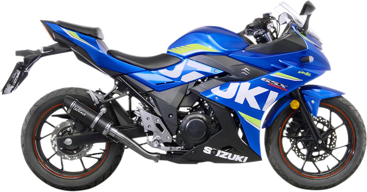 LEO VINCE 3387EU Silenziatore slip-on GP Corsa Evo SUZUKI GSX 250 R 17>20