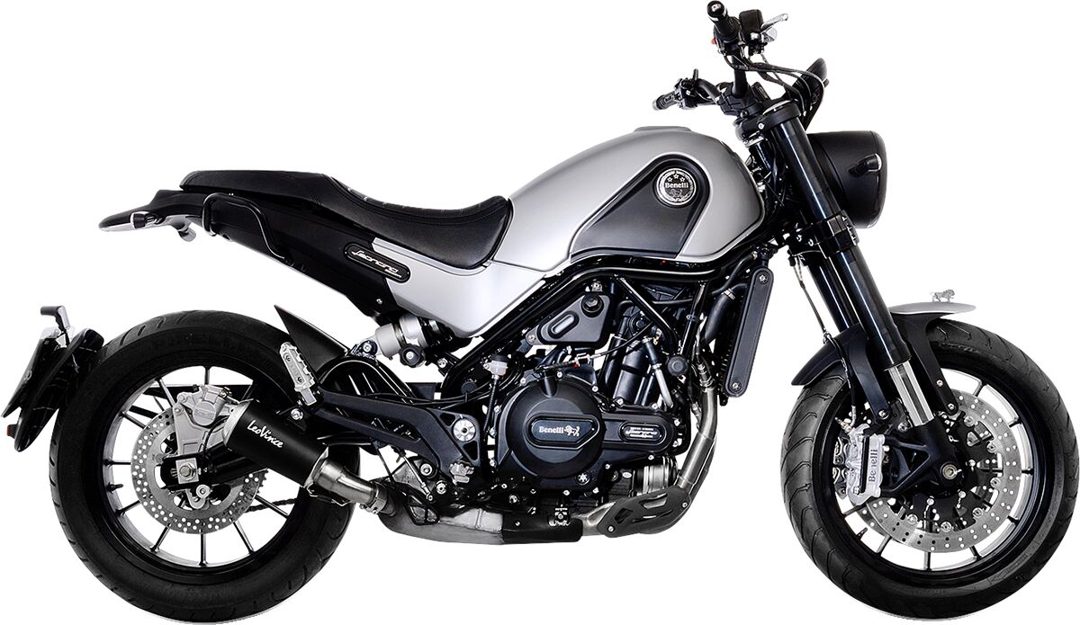 LEO VINCE 15226B Silenziatore Slip-On LV-10 BENELLI LEONCINO 500 ABS 17>23