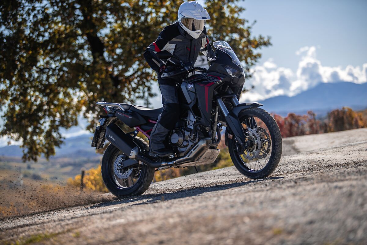LEO VINCE 15302B Silenziatore Slip-On LV-12 HONDA CRF 1100 L ABS Africa Twin 20>24