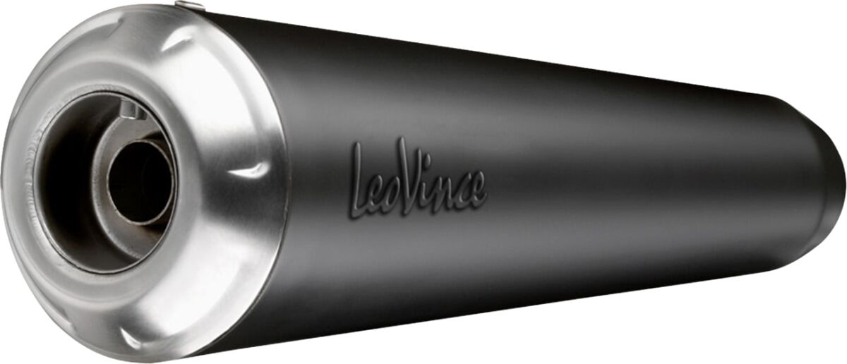 LEO VINCE 15007BU Silenziatore slip-on GP Racer ROYAL ENFIELD INTERCEPTOR 650 ABS 19>26