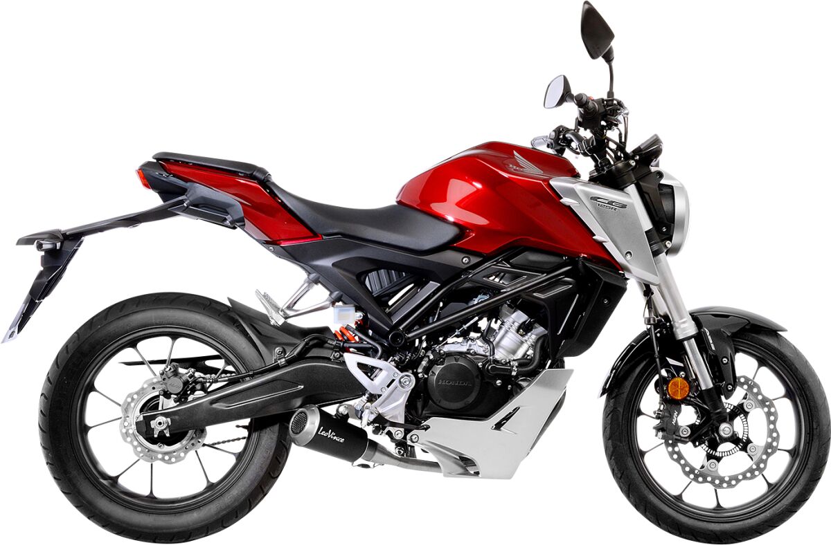 LEO VINCE 15221BU Scarico completo LV-10 Black Edition HONDA	CB 125 R ABS 18>20