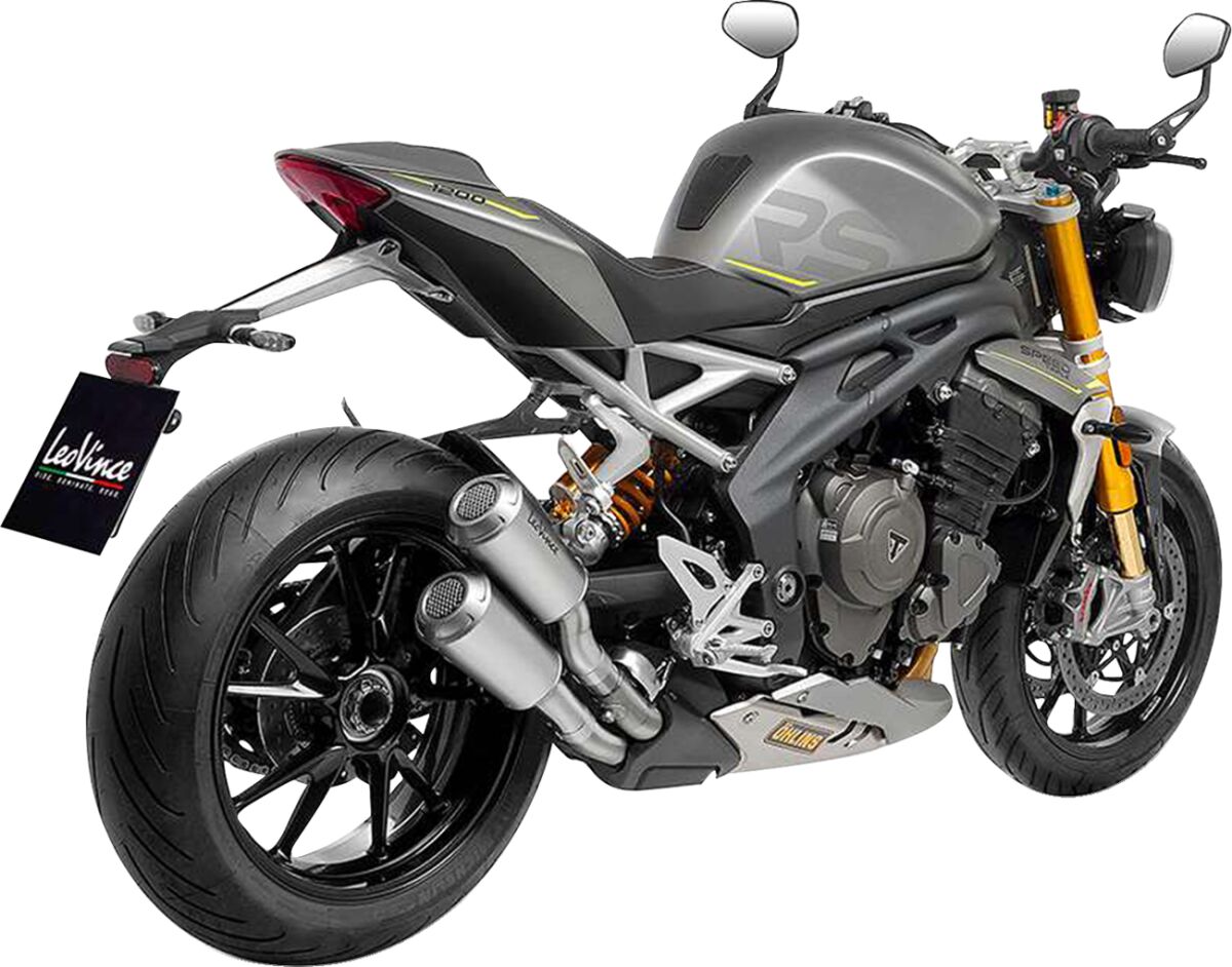 LEO VINCE 15247 Silenziatore Slip-On LV-10 TRIUMPH SPEED TRIPLE 1200 RR ABS 22>24