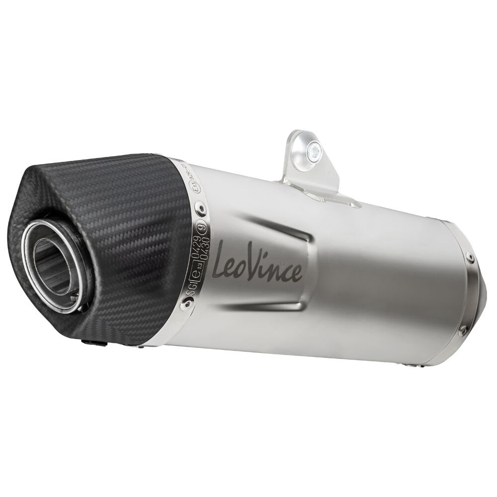 LEO VINCE 14367EK Silenziatore Slip-On LV One Evo Acciaio Inox HUSQVARNA 701 ENDURO 21>24