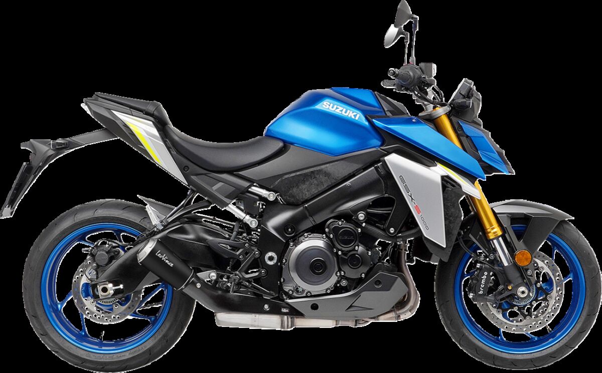 LEO VINCE 15245B Silenziatore slip-on LV-10 Black Edition SUZUKI GSX-S 1000 ABS 21>26