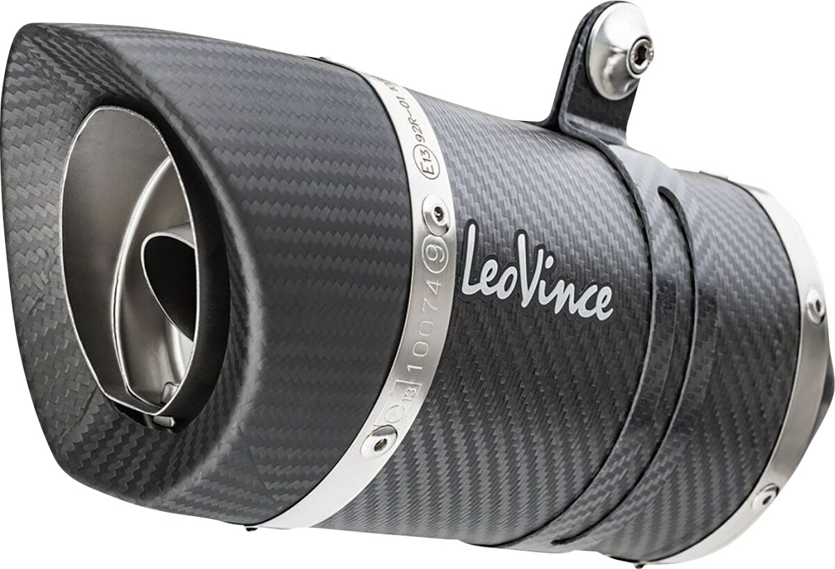 LEO VINCE 14411E Silenziatore Slip-On LV Pro Carbon MOTO MORINI X-CAPE 650 ABS 21>24