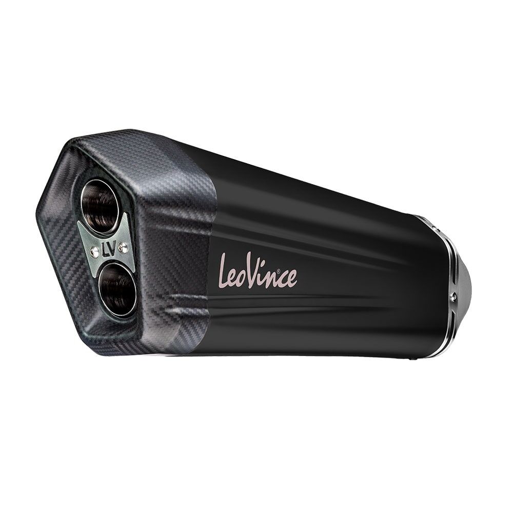 LEO VINCE 15307B Silenziatore slip-on LV-12 Black Edition HONDA NT 1100 ABS 22>24