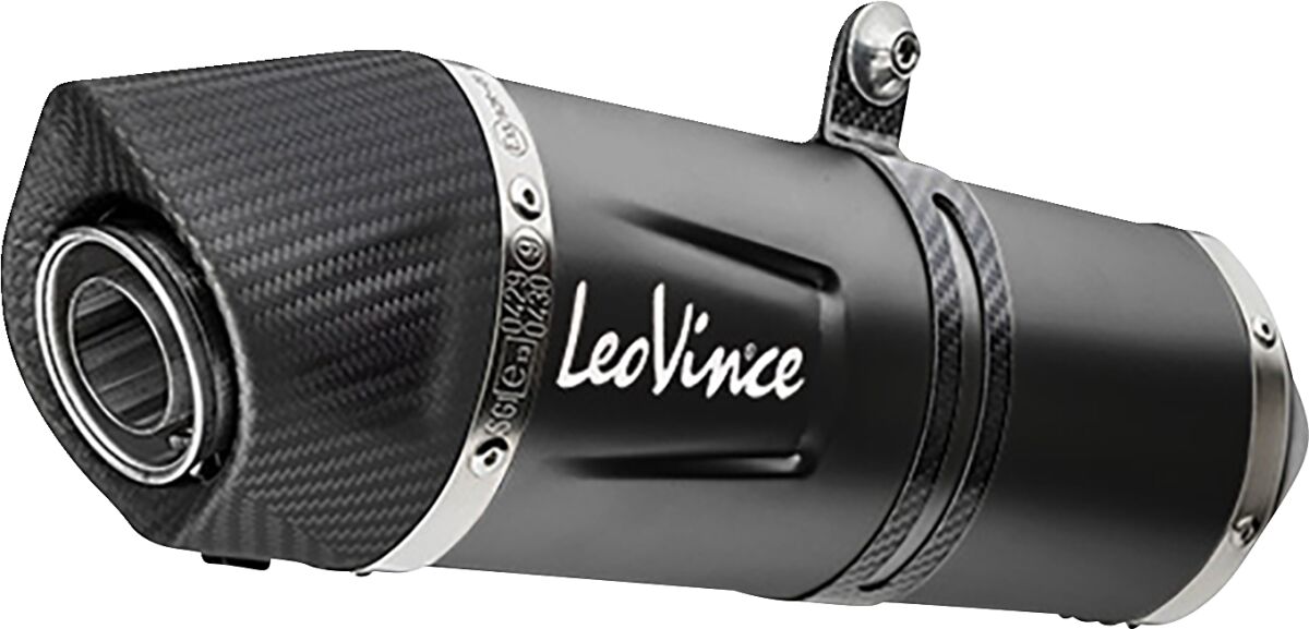 LEO VINCE 14383EB Silenziatore slip-on LV One Evo Black Edition BMW F 800 GS ABS 17>19