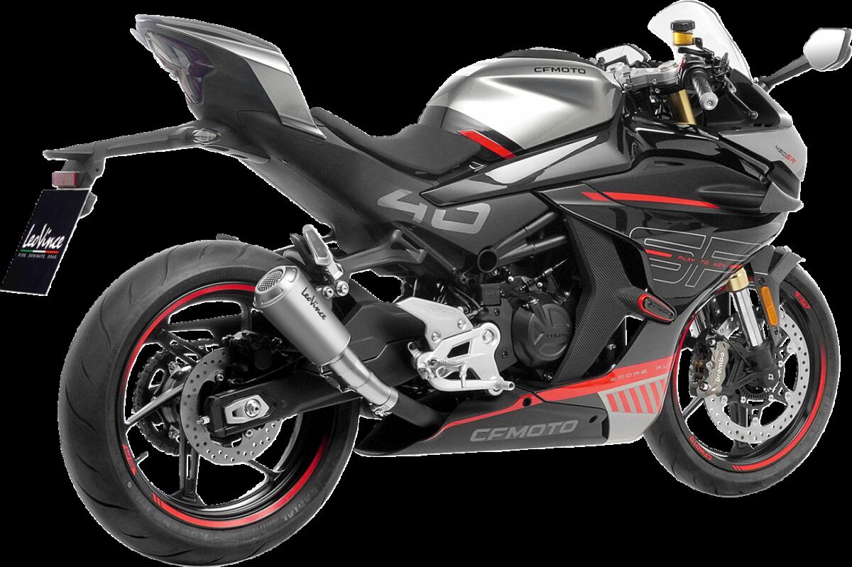 LEO VINCE 15265U Silenziatore slip-on LV-10 CF MOTO SR 450 ABS 23>26