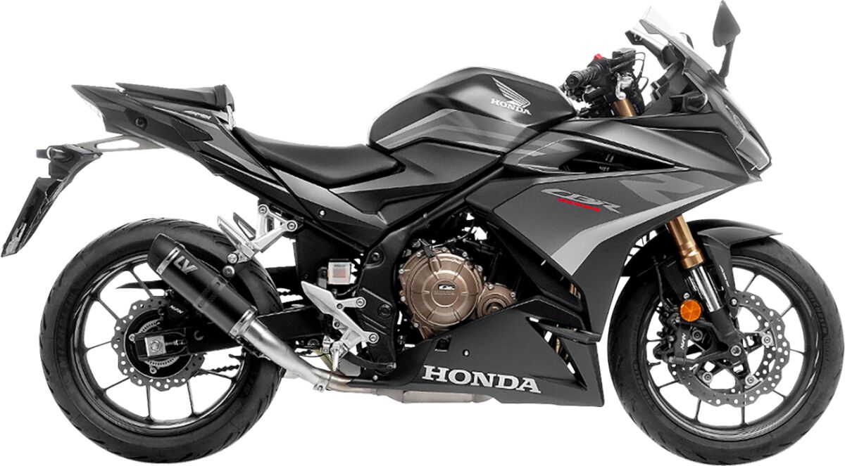 LEO VINCE 3395EBU Silenziatore slip-on GP Corsa EVO HONDA CBR 500 R ABS 19>26