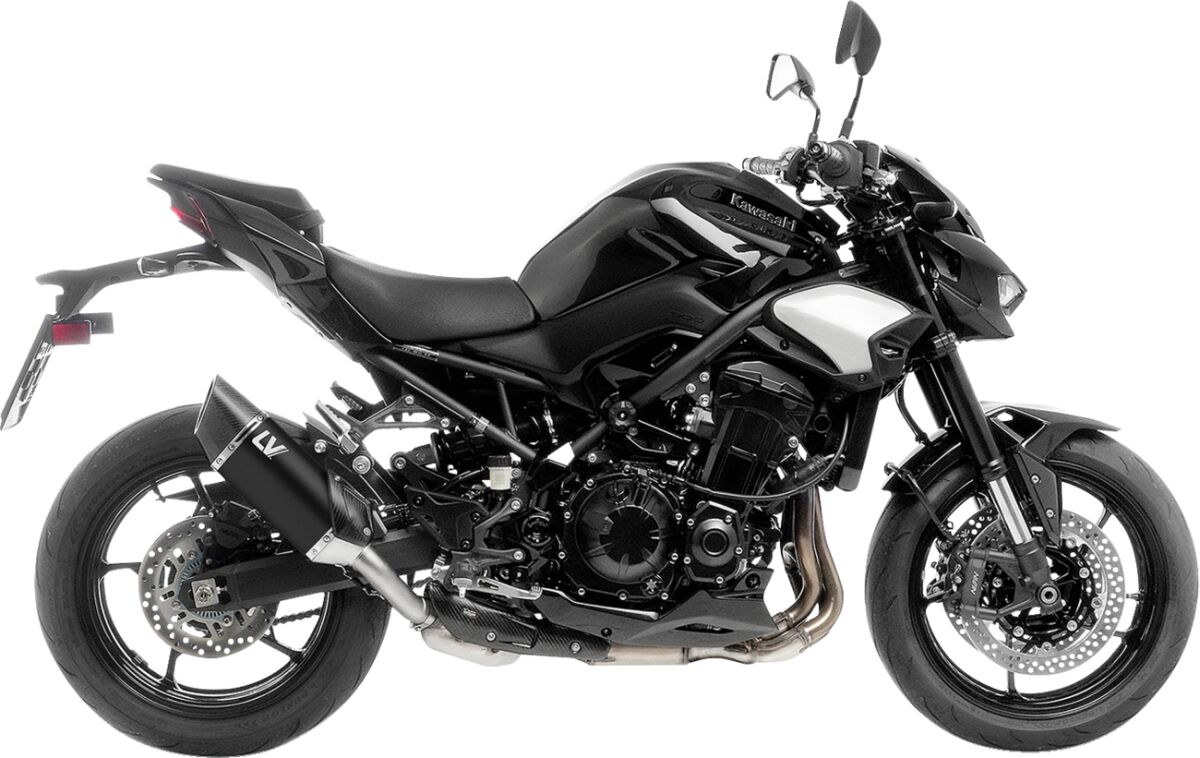 LEO VINCE 15605BU Silenziatore slip-on LV-14 R KAWASAKI Z 900 ABS 17>26