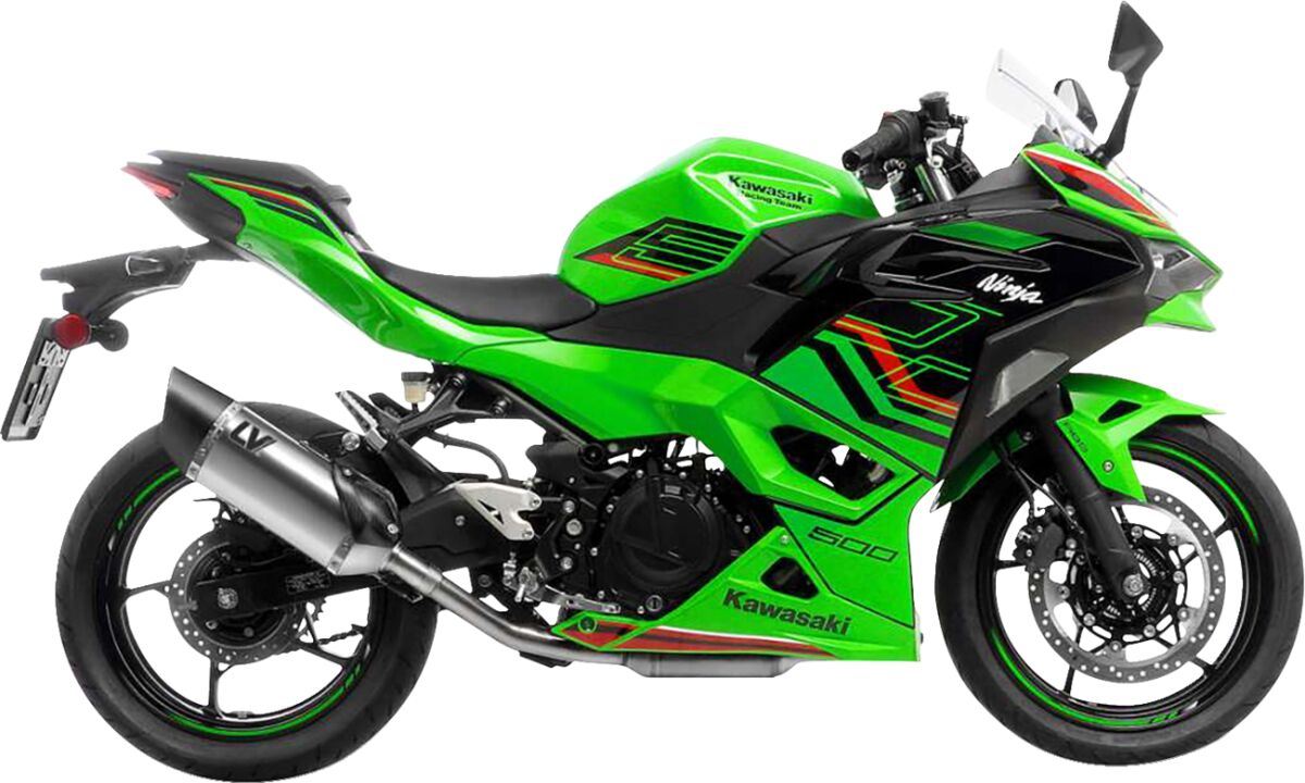 LEO VINCE 15607U Silenziatore slip-on LV-14 R KAWASAKI NINJA 500 ABS 24>26