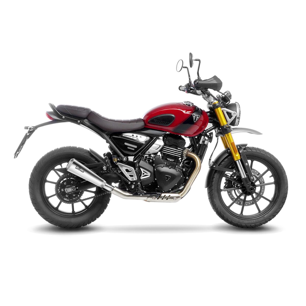 LEO VINCE 15132PE Silenziatore slip-on GP One TRIUMPH SPEED 400 ABS 24>26