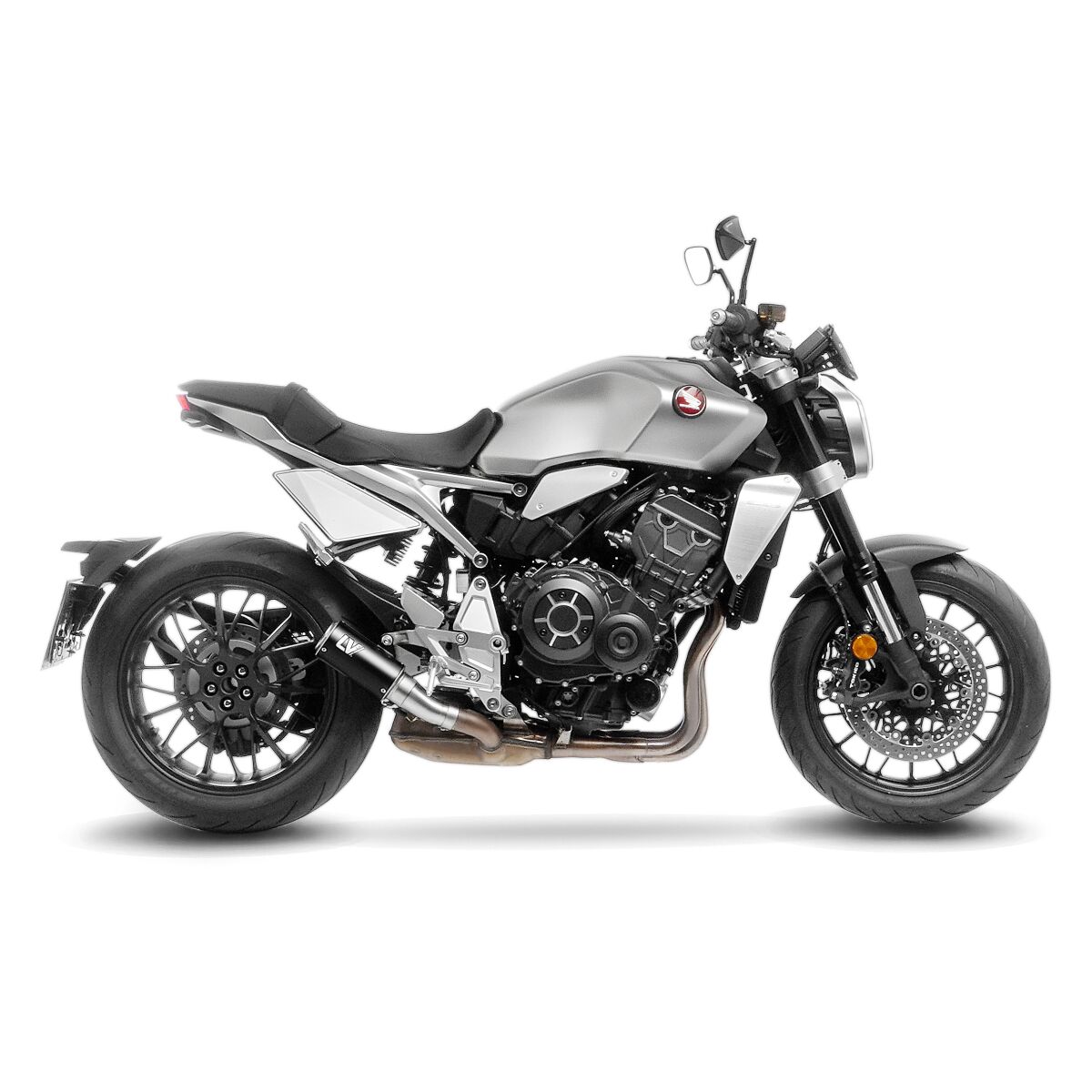 LEO VINCE 15410SFB Silenziatore Slip-On LV Corsa S Full Black HONDA CB 1000 R ABS 18>24