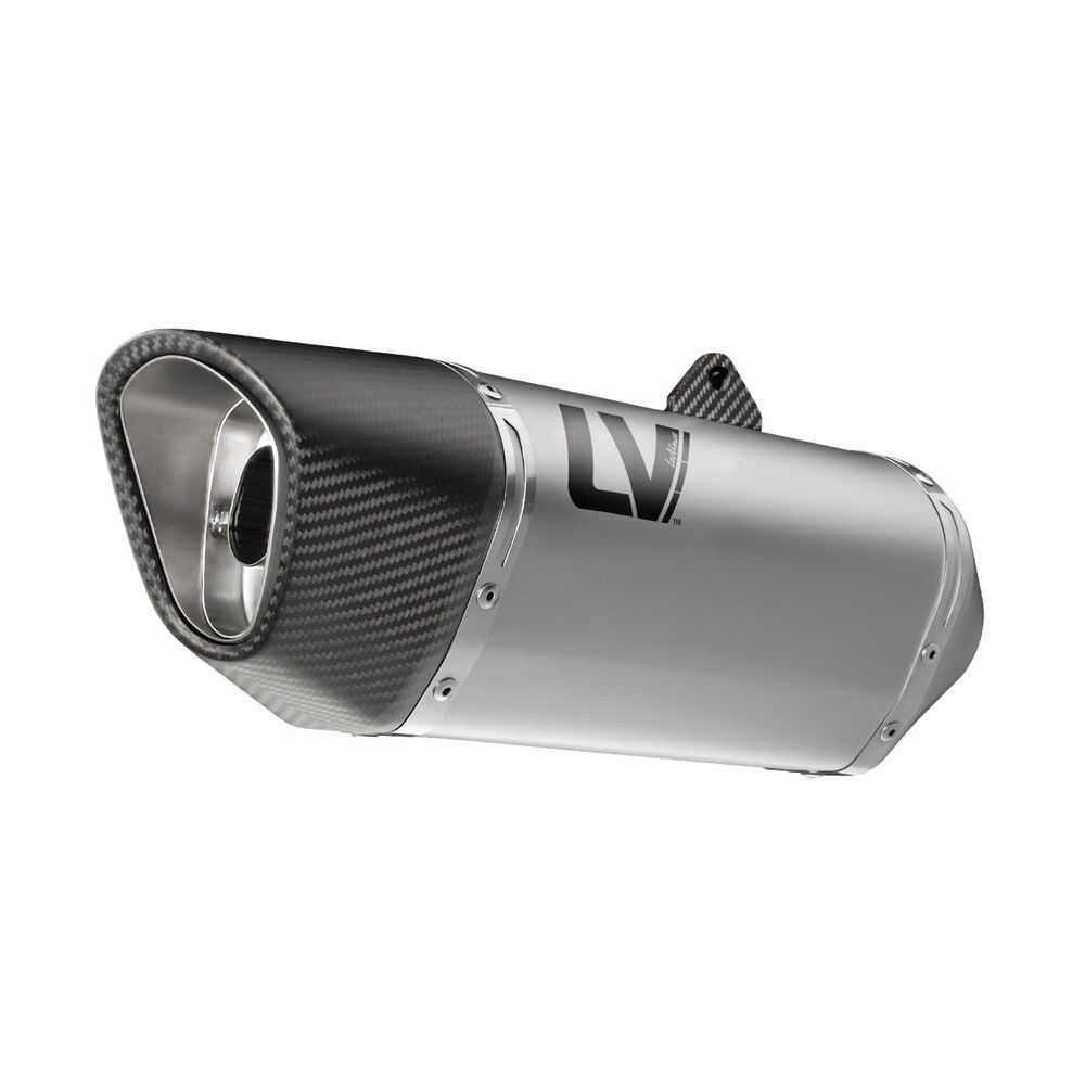 LEO VINCE 15623 Silenziatore slip-on in acciaio inox LV-14R KAWASAKI KLZ 1000 ABS VERSYS 19>24
