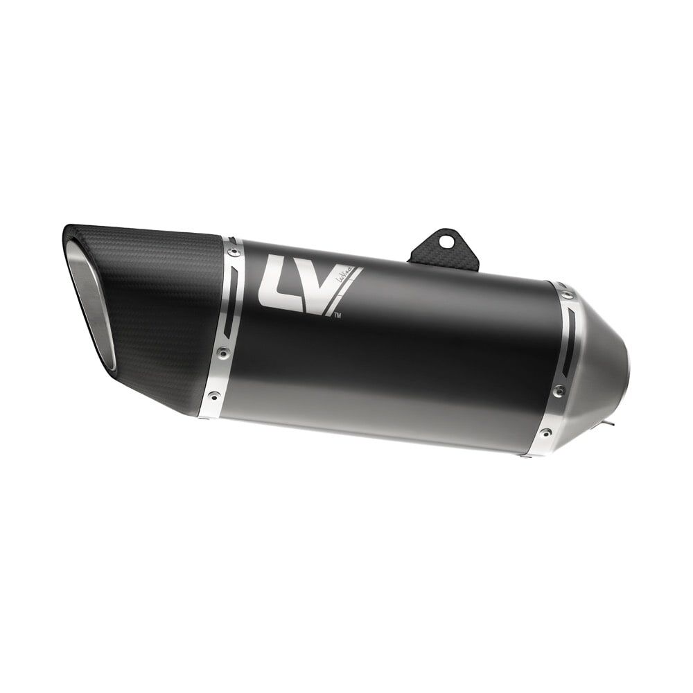 LEO VINCE 15623B Silenziatore Slip-On LV-14R Black Edition KAWASAKI KLZ 1000 ABS VERSYS 19>24