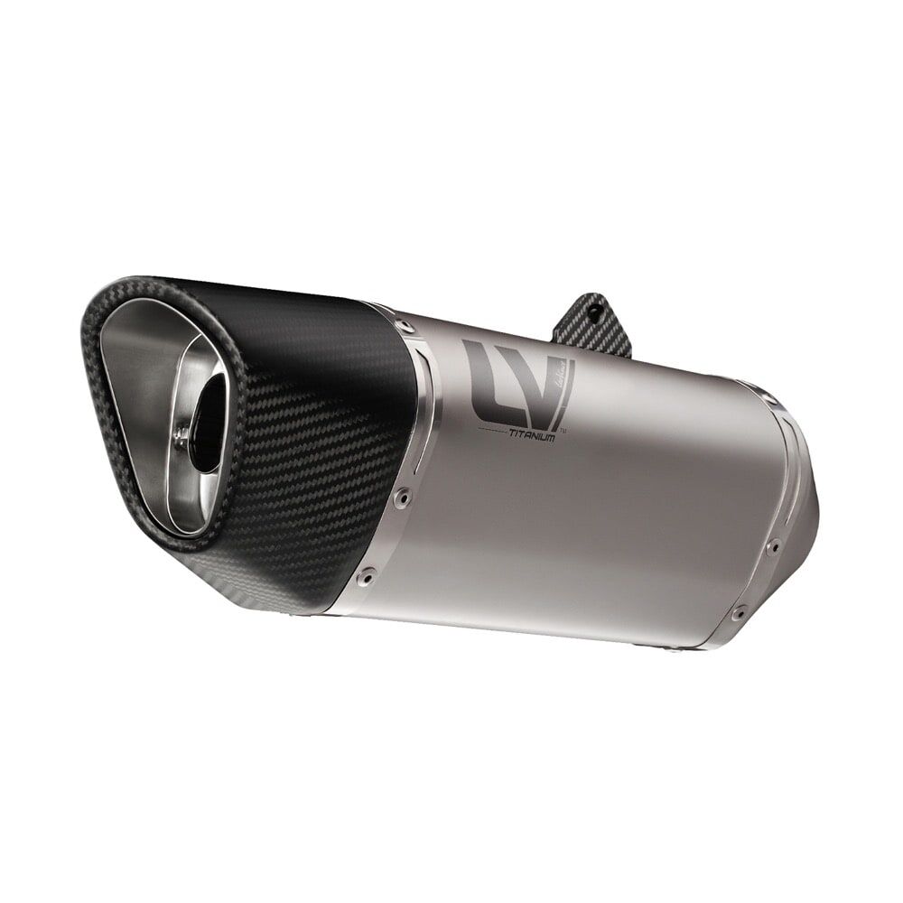 LEO VINCE 15623T Silenziatore slip-on LV-14R in titanio KAWASAKI KLZ 1000 ABS VERSYS 19>24