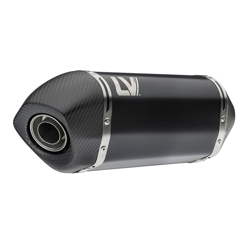 LEO VINCE 15626B Silenziatore slip-on LV-14 Black Edition APRILIA TUAREG 660 ABS 22>26