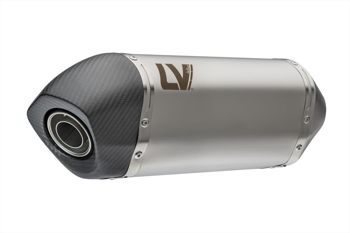 LEO VINCE 15630 Silenziatore slip-on in acciaio inox LV-14 VOGE DS 900 X ABS 24>26