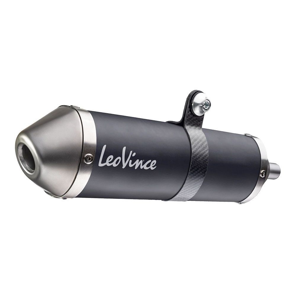 LEO VINCE 17010B Silenziatore Slip-On X-FIGHT Black Edition 2 tempi SHERCO SM-R 50 21>24