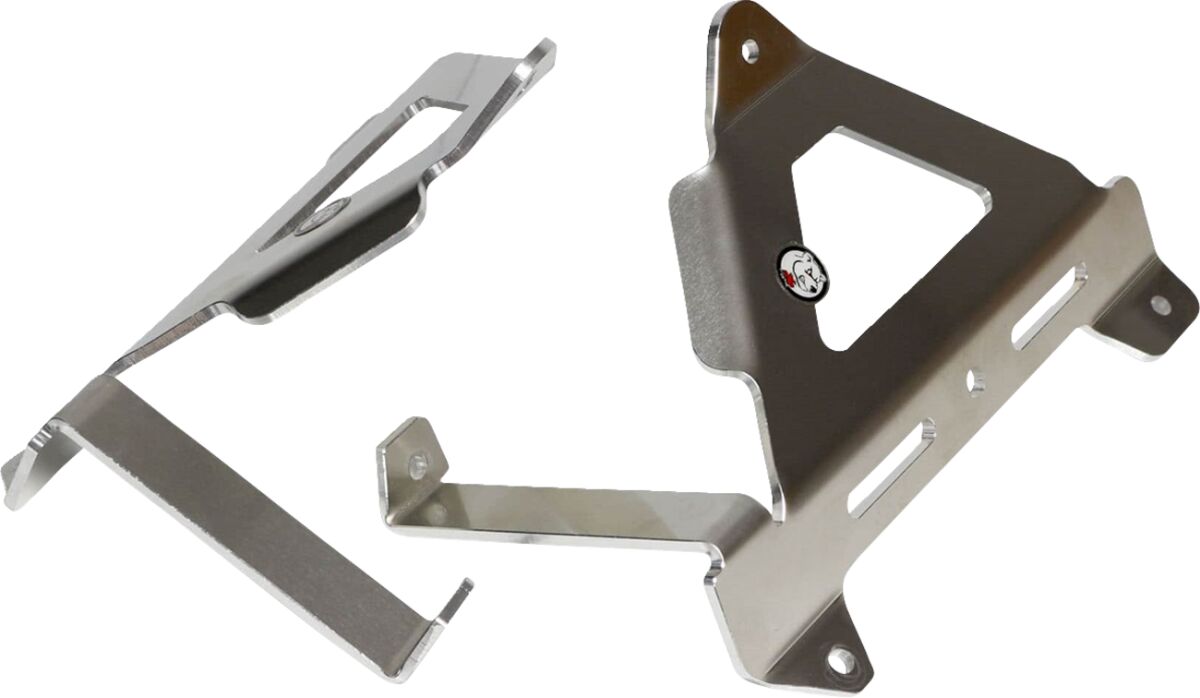AXP RACING AX1718 Kit protezione radiatore Argento YAMAHA YZ 450 F 23>25