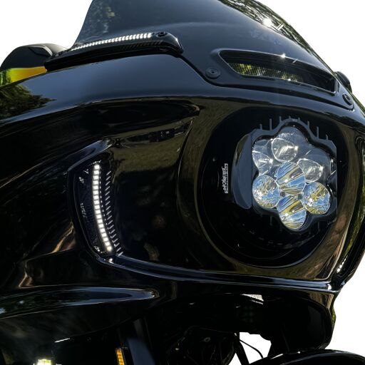 CUSTOM DYNAMICS Kit faro LED Shark Demon™ 2 ad alte prestazioni