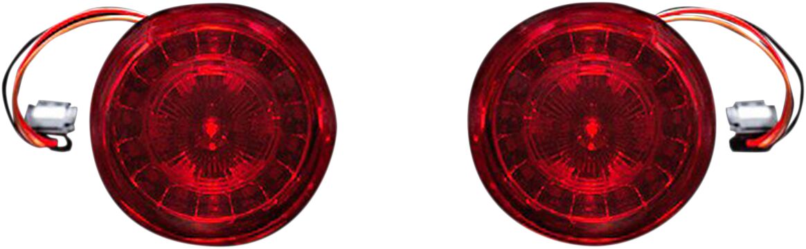 CUSTOM DYNAMICS Indicatori di direzione LED rossi ProBEAM® con lenti rosse