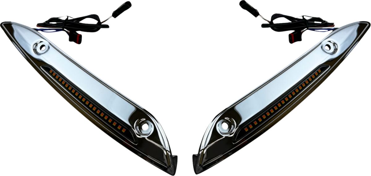CUSTOM DYNAMICS Cornice parabrezza LED dinamica Genesis® 4 per Road Glide®