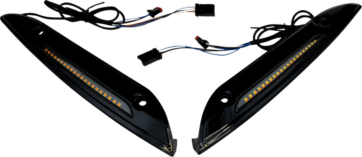 CUSTOM DYNAMICS Cornice parabrezza LED dinamica Genesis® 4 per Road Glide®