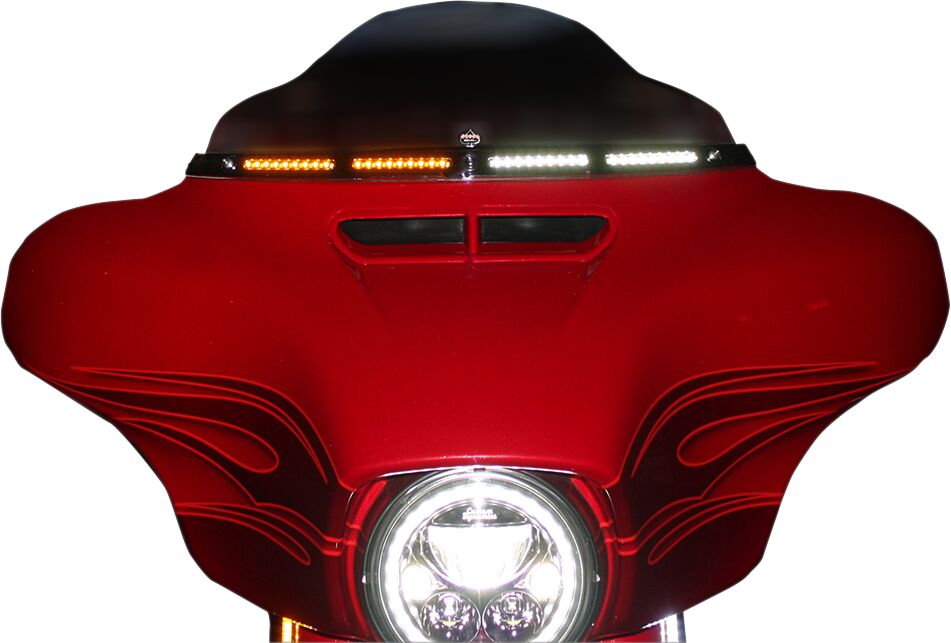 CUSTOM DYNAMICS Genesis® 4 Dynamic LED profilo parabrezza Batwing