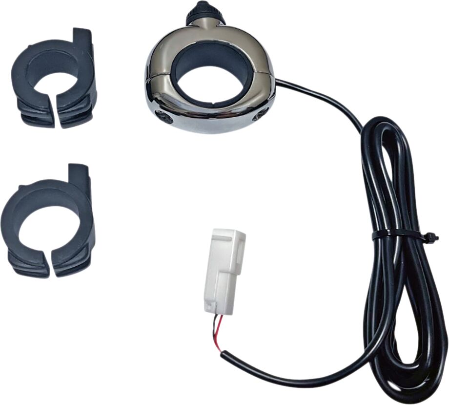 CUSTOM DYNAMICS Interruttore on/off ausiliario per montaggio su manubrio
