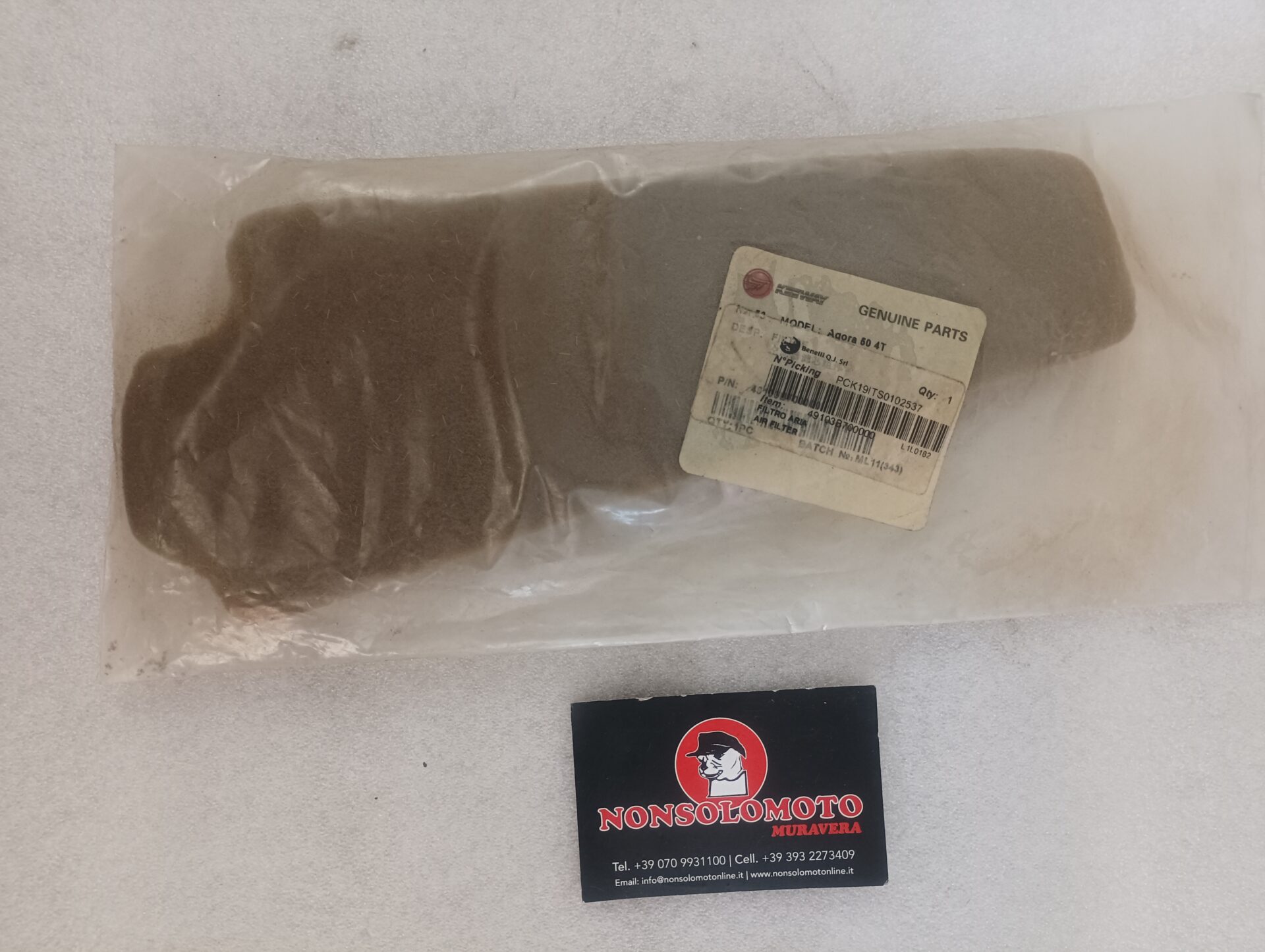 FILTRO ARIA BENELLI KEEWAY F-ACT 50 CC 4T ART 49103B70000