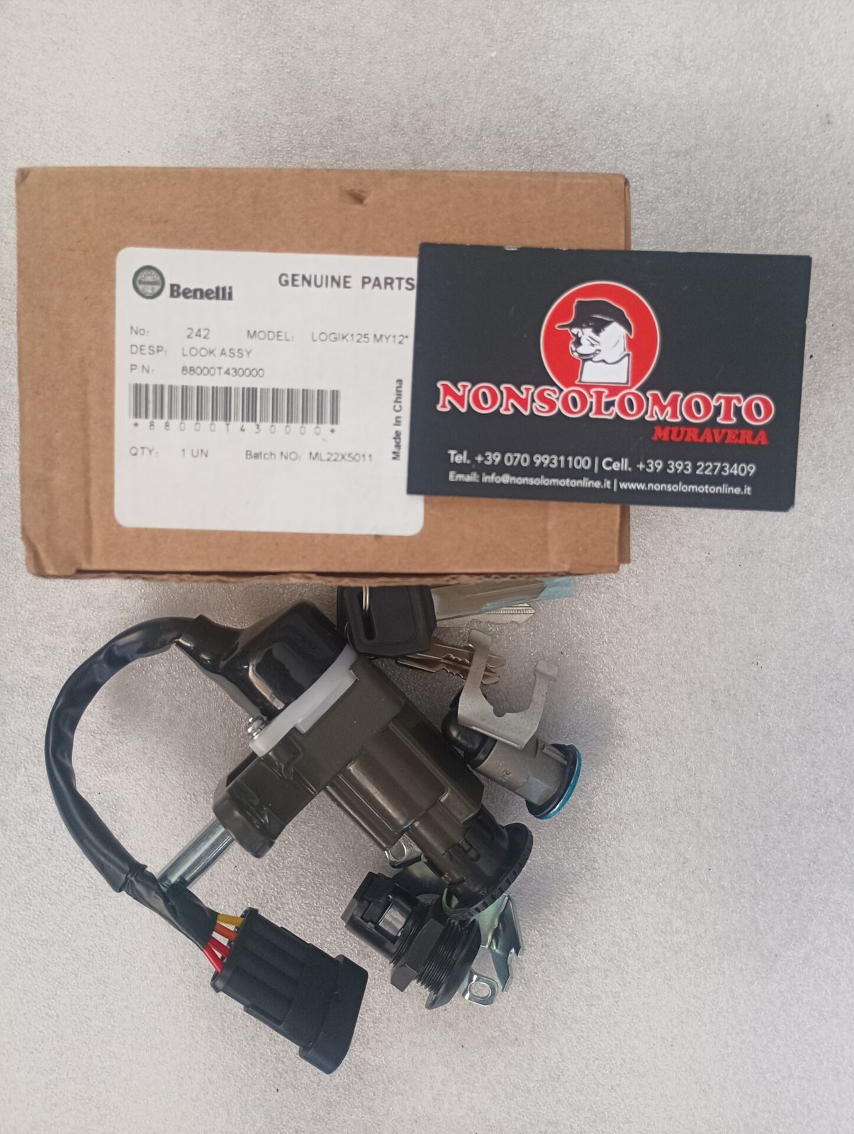 KEEWAY LOGIK 125 KIT SERRATURE PROMO!!
