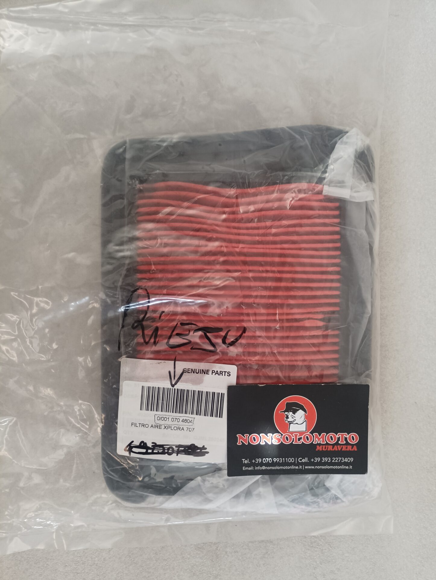 FILTRO ARIA BENELLI TRK 702 EU5 RIEJU EXPLORA 707 ART 00010704604
