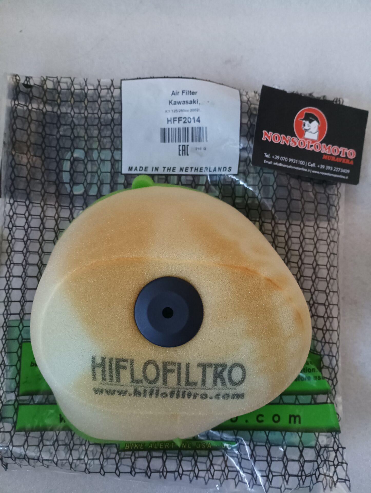 FILTRO ARIA KAWASAKI KX 125 250 ART HFF2014