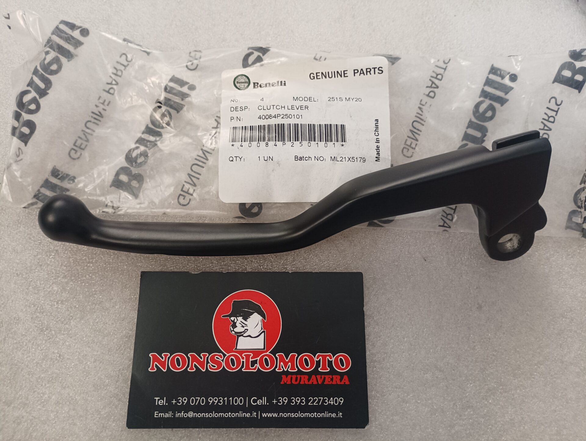 LEVA FRIZIONE BENELLI 251 S MY 20 ART 40084P250101