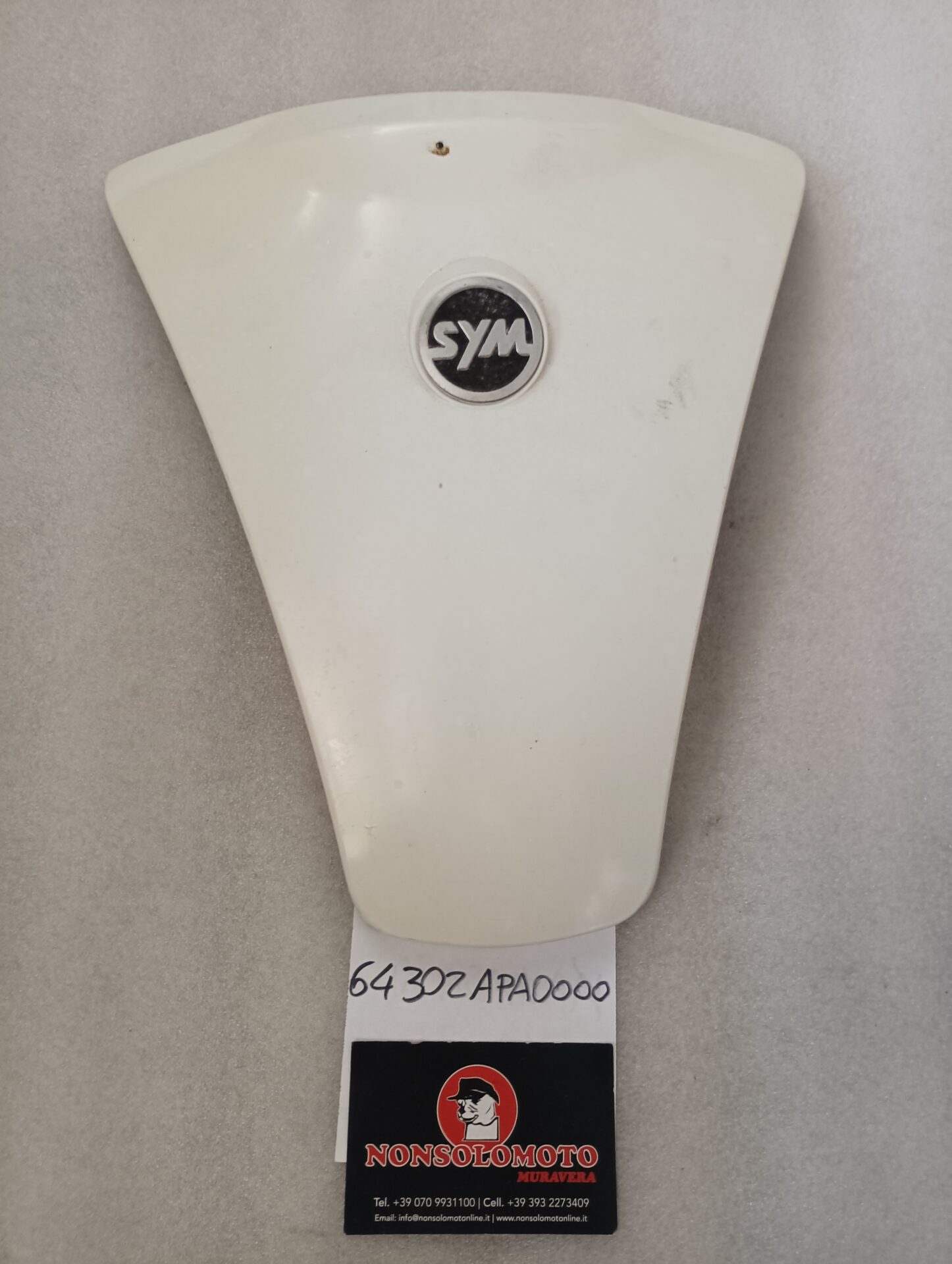 SCUDO ANTERIORE SYM SYMPHONY 125 S MY 08 16 CARGO MY 21 24 ART 64302APA0000 USATO !!